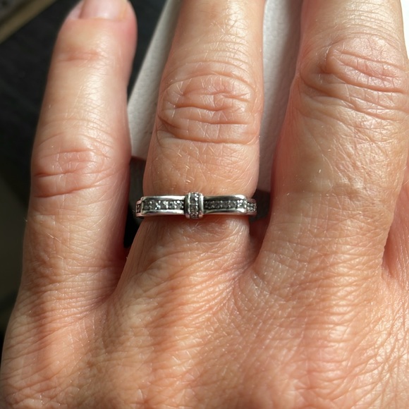 Bow Tie 925 Silver Ring - Picture 9 of 14